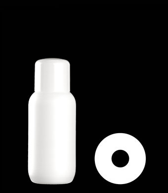 250ML BOSTON ROUND HDPE WITH 24MM NECK