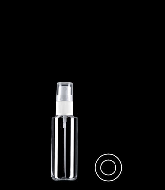 50ML TUBULAR ROUND PETG WITH 18-415 NECK FINISH