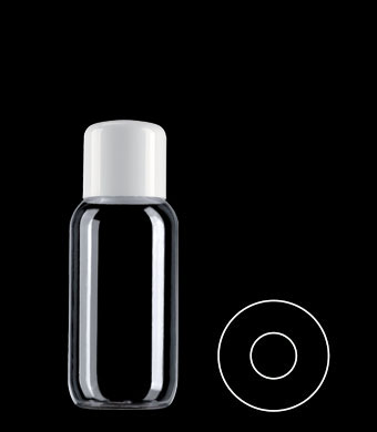 250ML BOSTON ROUND PETG WITH 24MM NECK