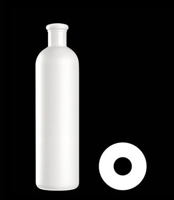 500ML TALL BOSTON ROUND HDPE WITH 24-415 NECK FINISH
