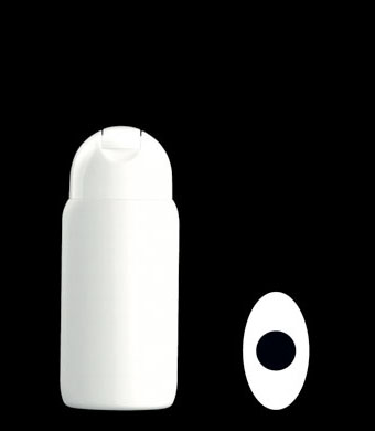 150ML DELTA OVAL HDPE WITH 23MM NECK