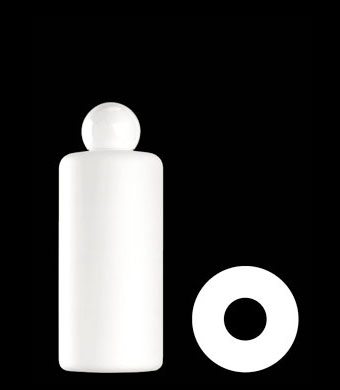 300ML COCO ROUND HDPE WITH 24-410 NECK FINISH