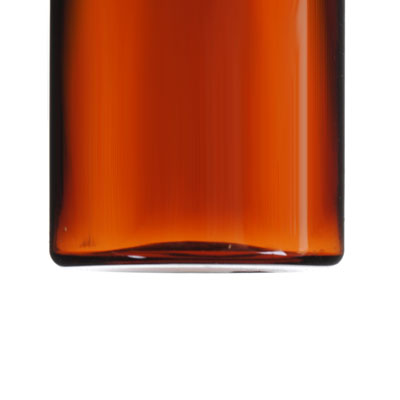 120CC AMBER PET WIDE MOUTH ROUND PLASTIC BOTTLE - 38-400 NECK-detail image