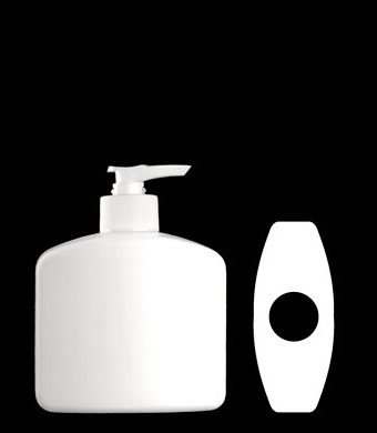 250ML RECTANGULAR HDPE WITH 28-410 NECK FINISH