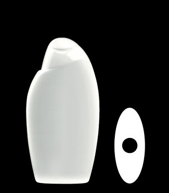 250ML MERIDIAN OVAL HDPE WITH 21MM NECK