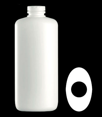 500GRAM TALC OVAL HDPE