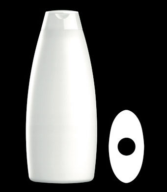400ML VOGUE OVAL HDPE WITH 23MM NECK
