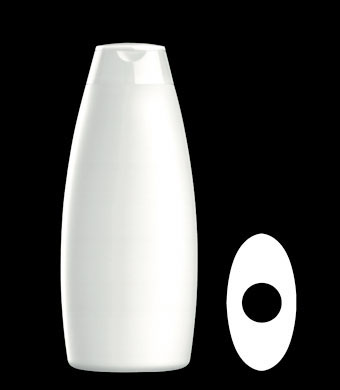 300ML VOGUE OVAL HDPE WITH 23MM NECK