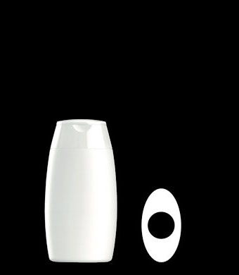 100ML VOGUE OVAL HDPE WITH 23MM NECK