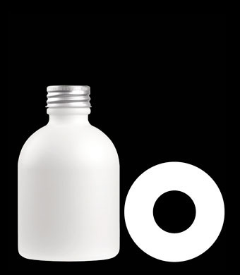 600ML DUMPY PLINTH ROUND HDPE WITH 38MM NECK