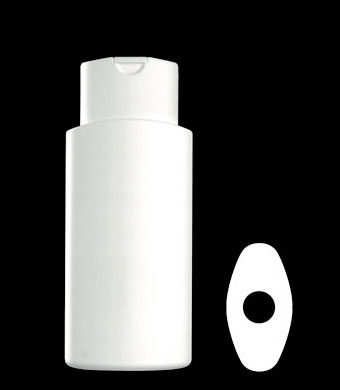 250ML BETA OVAL HDPE WITH 23MM NECK