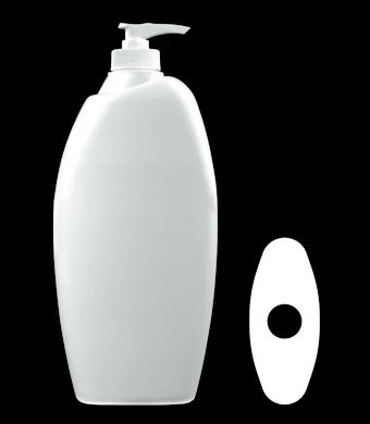 500ML MERIDIAN OVAL HDPE WITH 28-400 NECK FINISH