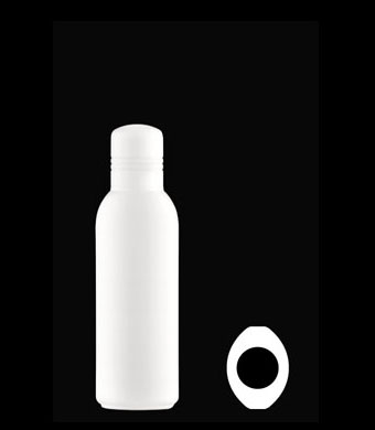 100ML BALI OVAL HDPE WITH 24-415 NECK FINISH