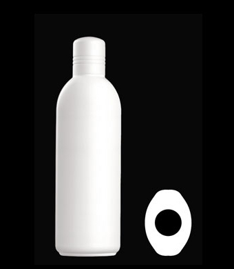 200ML BALI OVAL HDPE WITH 24-415 NECK FINISH