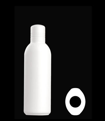 150ML BALI OVAL HDPE WITH 24-415 NECK FINISH