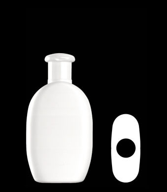200ML HATHAWAY OVAL HDPE WITH 24MM NECK