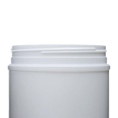 70OZ WHITE STRAIGHT SIDED ROUND HDPE PLASTIC CANISTER - 120MM NECK-detail image