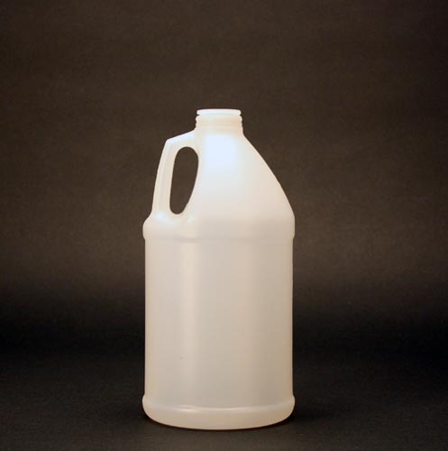 128OZ WHITE BEE HIVE ROUND HDPE WITH 38MM NECK