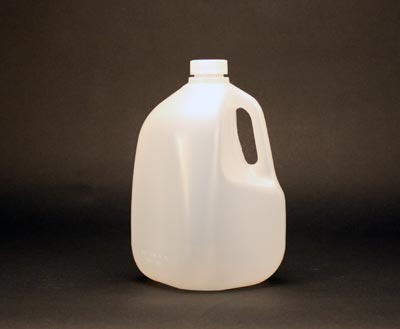 128OZ WHITE DAIRY SQUARE HDPE