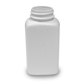 500CC NATURAL PACKER OBLONG HDPE WITH 45-400 NECK FINISH