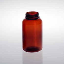 300CC NATURAL PACKER ROUND PET WITH 45MM NECK