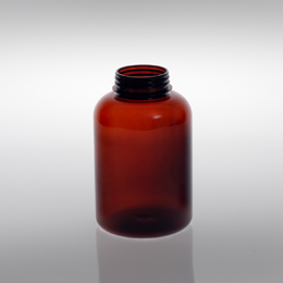 500CC NATURAL PACKER ROUND PET WITH 45MM NECK