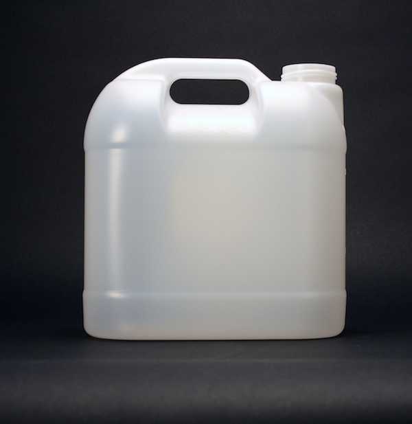 2.5GALLON WHITE F-STYLE ROUND HDPE WITH 63-400 NECK FINISH