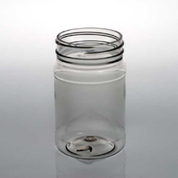 6OZ NATURAL MASON ROUND PET WITH 53-400 NECK FINISH