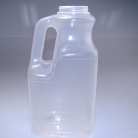 64OZ NATURAL RECTANGULAR PP WITH 53-400 NECK FINISH