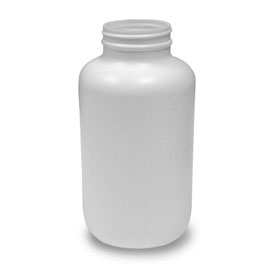 750CC NATURAL S-PACKER ROUND HDPE WITH 53-400 NECK FINISH
