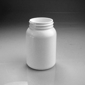 250CC NATURAL PACKER ROUND HDPE WITH 53-400 NECK FINISH