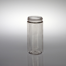 17OZ WHITE PINCHED OVAL PET WITH 63-485 NECK FINISH