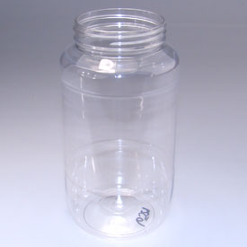 22OZ WHITE BUMPERED MASON ROUND PET WITH 63-400 NECK FINISH