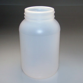 32OZ NATURAL MASON ROUND HDPE WITH 70MM NECK