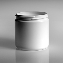 16OZ WHITE ROUND PET WITH 89-400 NECK FINISH