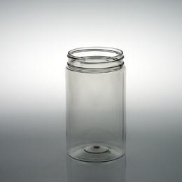 40OZ RED CANISTER ROUND PET WITH 89-400 NECK FINISH