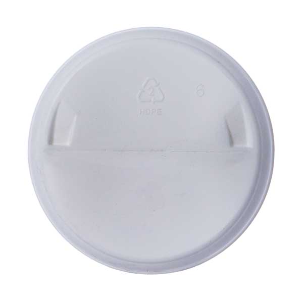  120OZ WHITE HDPE CANISTER ROUND  WITH 120-400 NECK FINISH-detail image