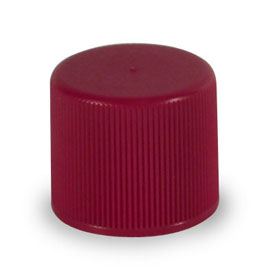 20-415 RED RIB SIDE MATTE TOP PLASTIC CT CAP