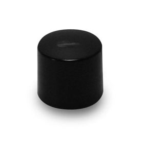 18-415 BLACK SMOOTH SIDE SMOOTH TOP DEEP SKIRT CT CAP