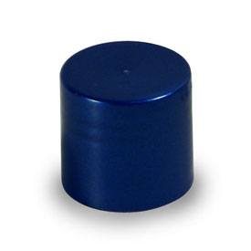 24-415 NAVY SMOOTH SIDE SMOOTH TOP DEEP SKIRT PLASTIC CT CAP