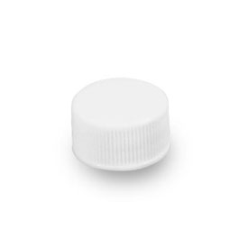 15-425 WHITE RIB SIDE / SMOOTH TOP PLASTIC CT CAP