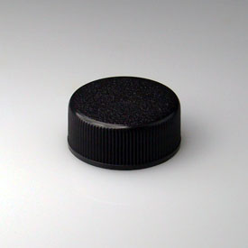 22-400 BLACK RIB SIDE MATTE TOP PLASTIC CT CAP