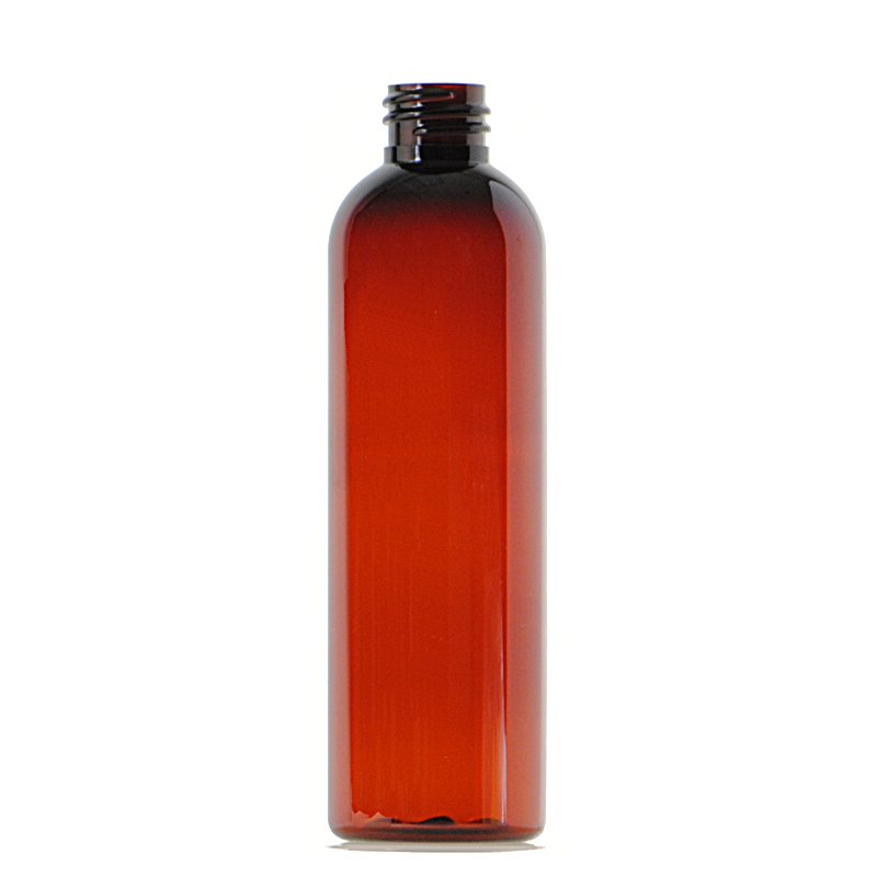 4OZ AMBER COSMO ROUND PET - 20-410