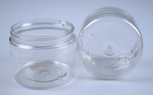 6 OZ CLEAR PET WIDE MOUTH - 70-400 NECK