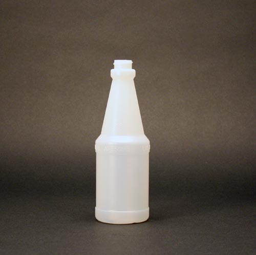32OZ WHITE SMALL BULB CARAFE ROUND HDPE WITH 28MM NECK