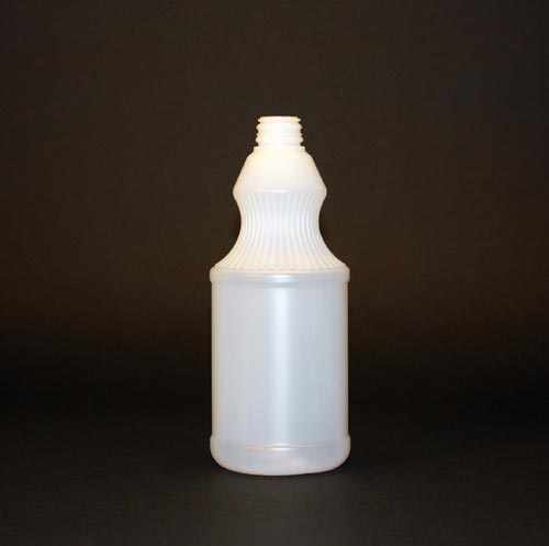 32OZ WHITE INDUSTRIAL ROUND HDPE WITH 28MM NECK