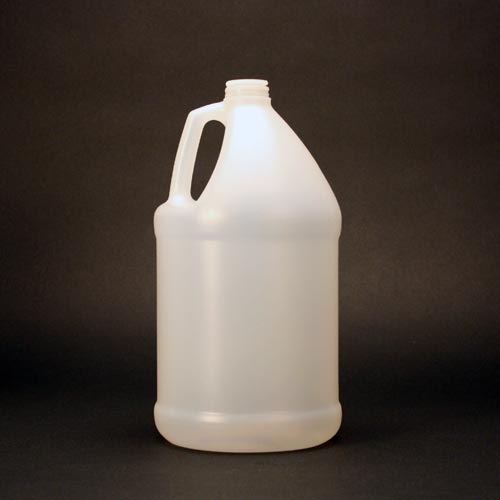 64OZ WHITE HALF GALLON INDUSTRIAL ROUND HDPE WITH 38-400 NECK FINISH