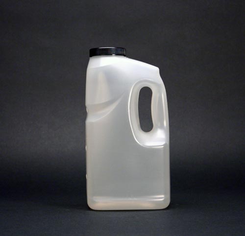 64OZ WHITE DURA GRIP ROUND PP WITH 53MM NECK