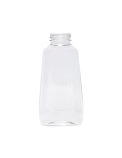 12OZ CLEAR RELISH OVAL PET - 38-400 NECK