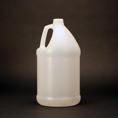 128OZ WHITE SHORT INDUSTIRAL PR3 ROUND HDPE WITH 38-400 NECK FINISH